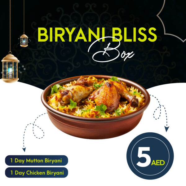 Biryani Bliss Box | Ramadan Monthly Plan 1 (Chicken/Mutton)