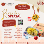 Ramadan Meal Box 13: Meat Yakhni Pulao Box with Shami Kebab